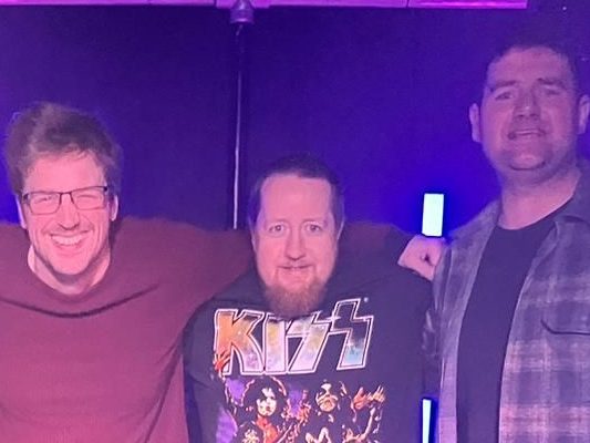 Robert MacGregor performing at The Comedy Bothy